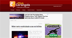 Desktop Screenshot of clickcarangola.com.br